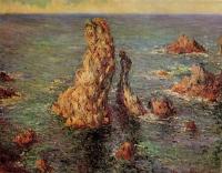 Monet, Claude Oscar - Pyramids at Port-Coton